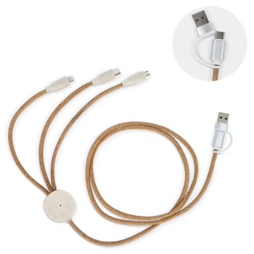 Oplaadkabel kurk 3-in-1 - Yana Gifts