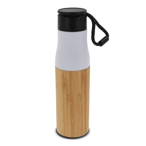 Thermofles met touw bamboe 500ml - Yana Gifts