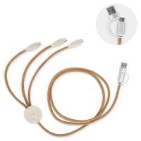 Oplaadkabel kurk 3-in-1 - Yana Gifts