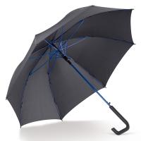 Stokparaplu gebogen handvat &amp; gekleurd frame - Yana Gifts