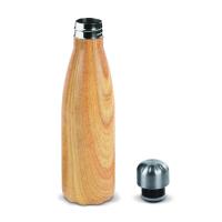 Drinkfles met houten look 500ml - Yana Gifts